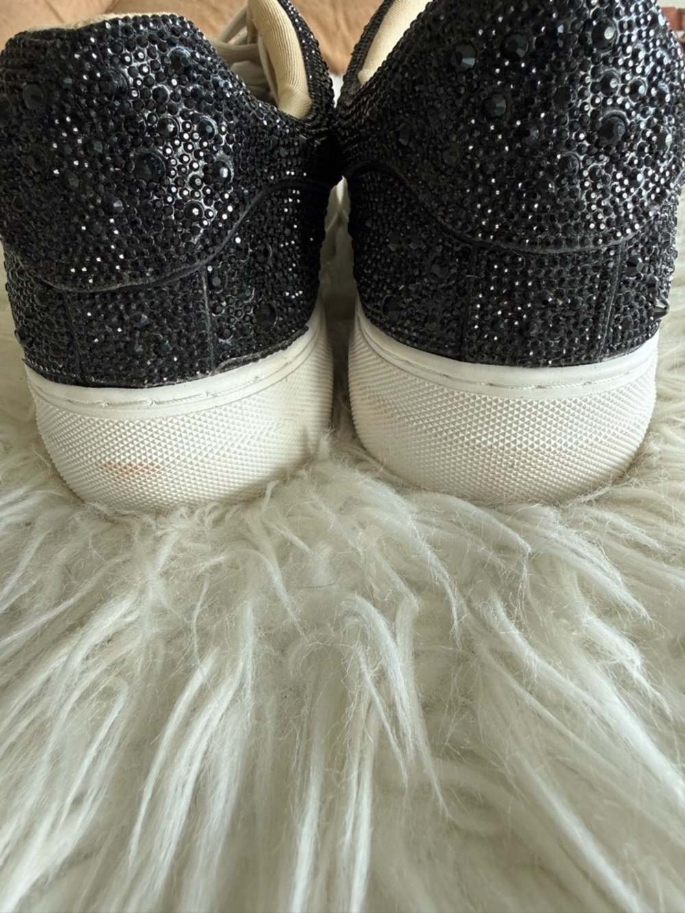 Betsey Johnson Sidny Crystal Pavé Platform Sneakers - Picture 3 of 9